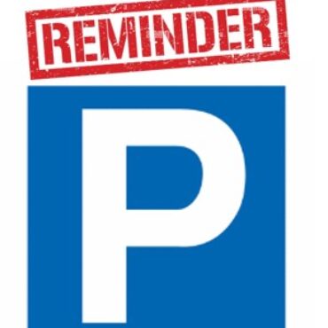 REMINDER - Parking Arrangements Start Date – 1st August 2024